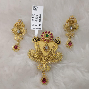 GOLD 22K/916 kalkatimangalsutra  pendal with tops...