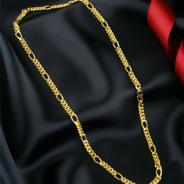 22KT / 916 Gold plain daily ware chain For men CHG... by 