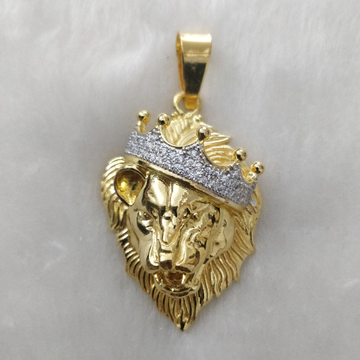 916 Gold Fancy Gent's Lion king's Pendant