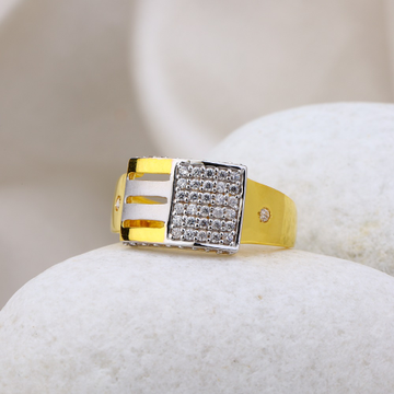 Small diamond with delicate designs for gents ring by 