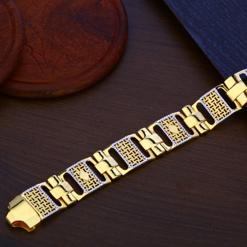 Mens Gold Bracelet-MPB102
