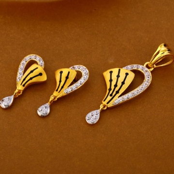 22 carat gold ladies pendants set RH-PS518