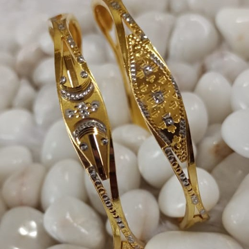 916 Gold Stylish Ghaba Bangle SG53 by 