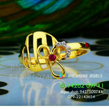 Gold Designer Fancy Ladies Ring LRG -0235