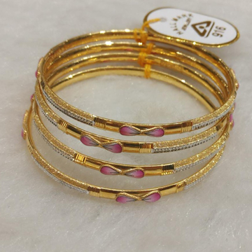 22K Gold light weight Bangle by 