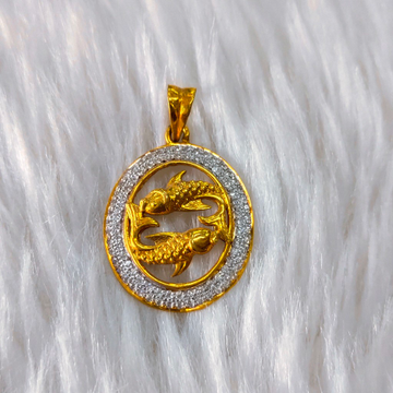 916 gold Hallmark Rashi Pendant by 