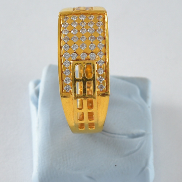 Gold Diamond Gent's Ring AJ-151 by 