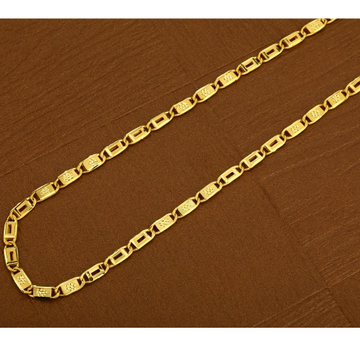 Mens 22K Fancy Nawabi Gold Chain-MNC13