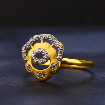 22KT Gold  CZ Ladies  Ring LR401