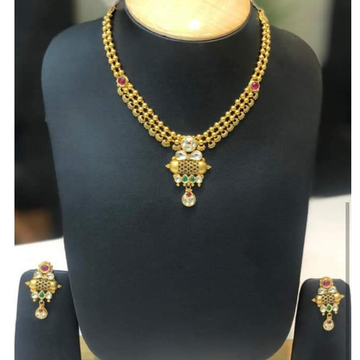 916 Gold Classic Design Necklace Set  by 