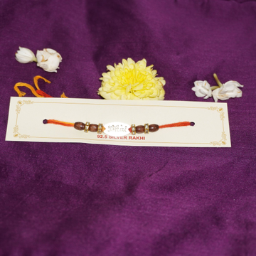 925 Silver Fancy Rakhi For Brother