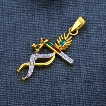 22 carat gold mens shree krishna god fancy pendant...