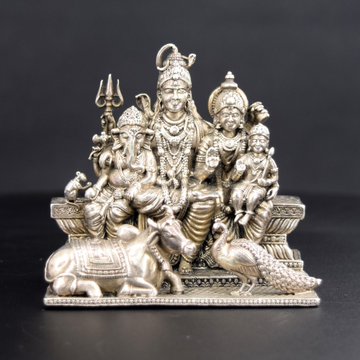 925 Silver Shivji Parivar Idol by 