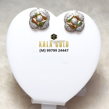916 Gol Butti (Round Earring) by 