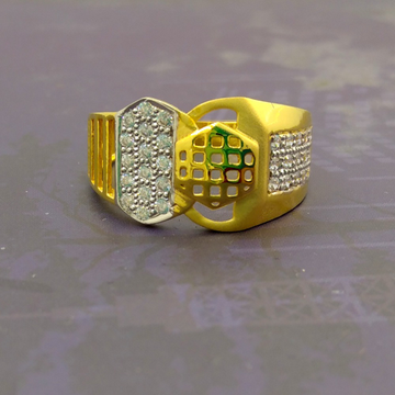 Designer 22 kt gold casting ring