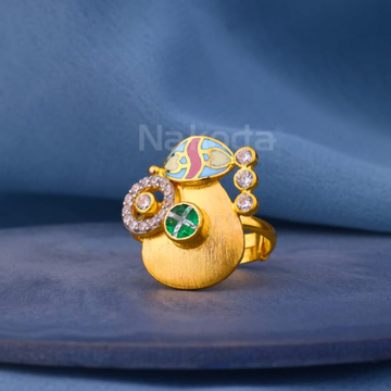 22KT Gold Ladies Stylish Antique Ring LAR382