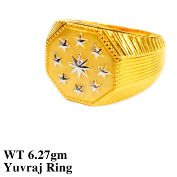 22K Yuvraj Stars Ring by 