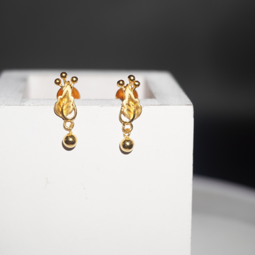 Gold Stunning Plain Earrings 36R509