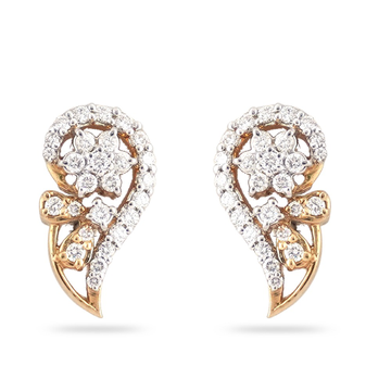 Gold Diamond New Stylish Design Earring  by 
