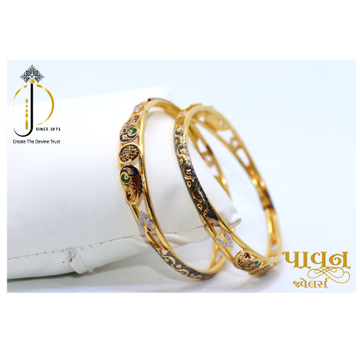 22KT / 916 Gold Casual ware Bangles For Ladies KKG... by 