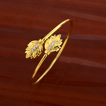 18KT Gold Ladies Kada Bracelet LKB183