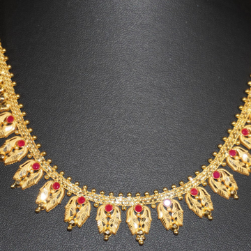 916 Gold Unique Necklace 64R217