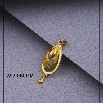 916 Gold Fancy Pendant by 