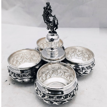 925 pure silver mayur kankavati in antique finish... by 