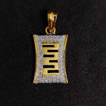 916 Gold fancy pendant For Men NO-44514