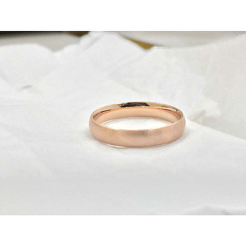 92.5 Sterling Silver Rose Gold Band Ms-3896 by 