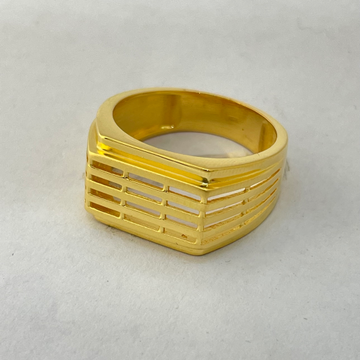 22K Gold 6 line ring by 