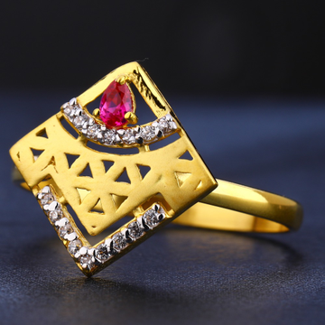 22CT Gold CZ  eXCLUSIVE Diamond Women's Ring LR704