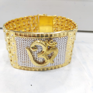 916 HALLMARK GOLD OM BRACELET by Sangam Jewellers