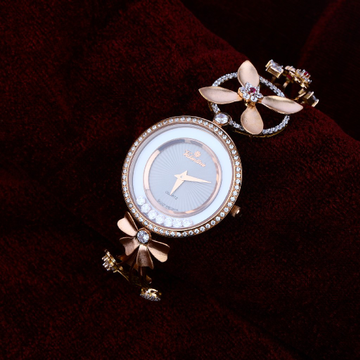 Ladies Rose Gold 18K Watch-RLW63