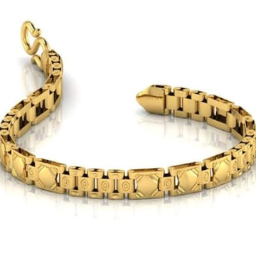 22k(916)Gold Gents Plain Bracelate by Sneh Ornaments