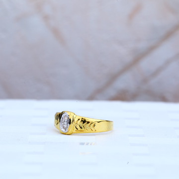 Baby Solitaire Gold Ring-KR28