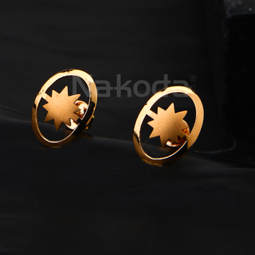 750 Rose Gold Stylish  Women' CZ Earring RE236