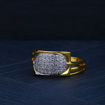 916 Gold Hallmarked Ring For Men by R.B. Ornament