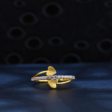 22ct Gold Heart Design Ring LR144