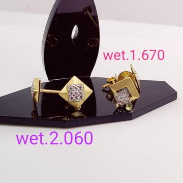22 carat gold ladies earrings RH-LE829