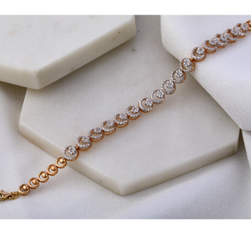 18KT Rose Gold Hallmark exclusive Women's Bracelet...