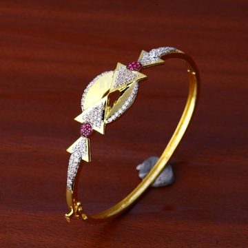 22 carat gold ladies fancy kada bracelet RH-KB856