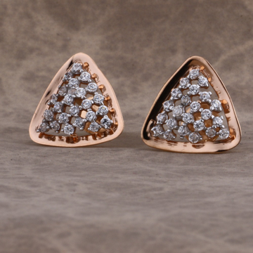 750 Rose Gold Fancy Ladies Earring RE211