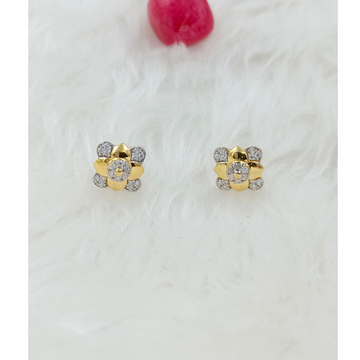 916 gold earring cz by Ranka Jewellers