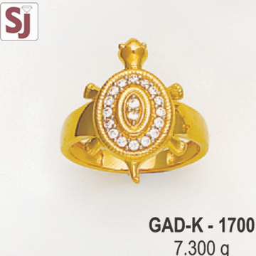 Tortoise Gents Ring Diamond GAD-K-1700