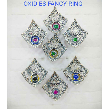 92.5 Sterling Silver Antique Look Oxodize Fancy Ri... by 