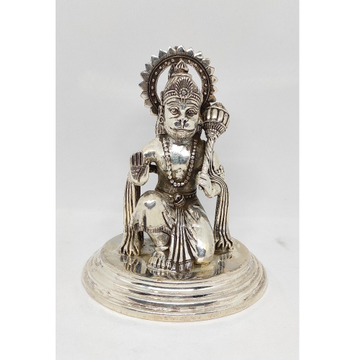Antique silver God Hanumanji by Rajasthan Jewellers Private Limited