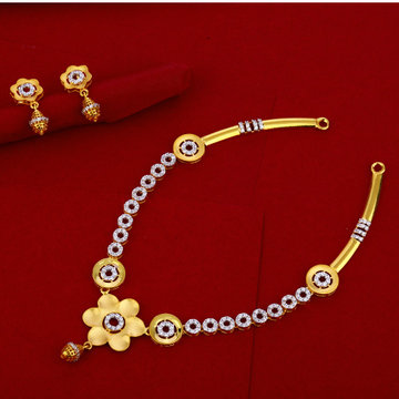 916 Gold Hallmark Women's Necklace Set LN220