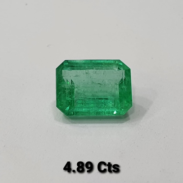 4.89ct square green emerald-panna SG-E01 by 