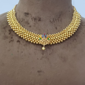 22k Gold Wedding Necklace SJJGN59 by 